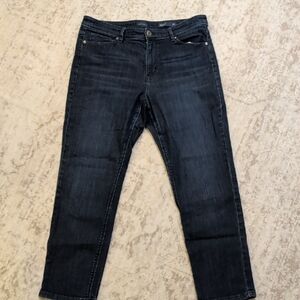 J. Jill Women's Black Wash Straight-Leg Jeans